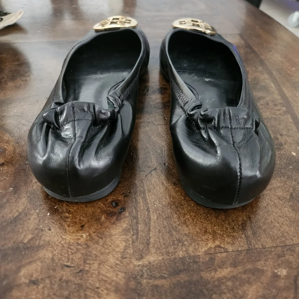 Tory Burch Reva leather Ballet Flats size 8